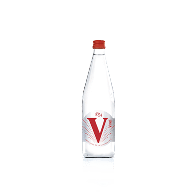 Bouteilles d'eau Evian en verre - 33 cl