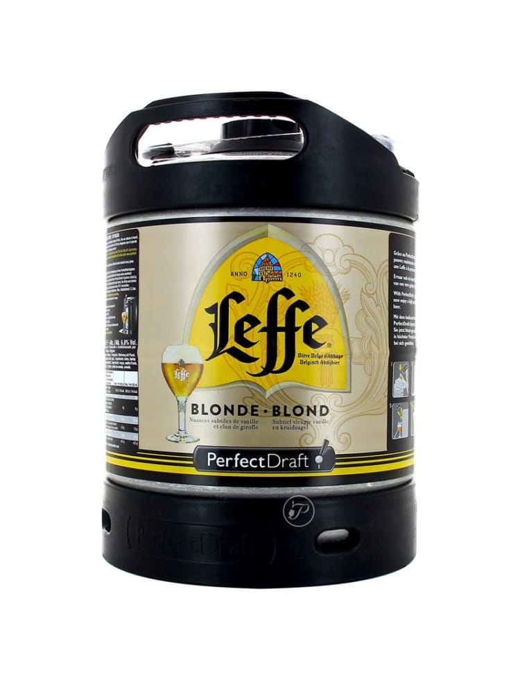 Leffe Londe Belgique Fût Perfectdraft 6 Litres 6L - le cellier de