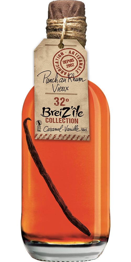 Rhum Vieux Caramel Vanille Collection Breiz'Ile - Le Chai Prulière